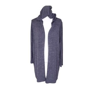 You and Me Hooded Gray Cardigan Size 2X